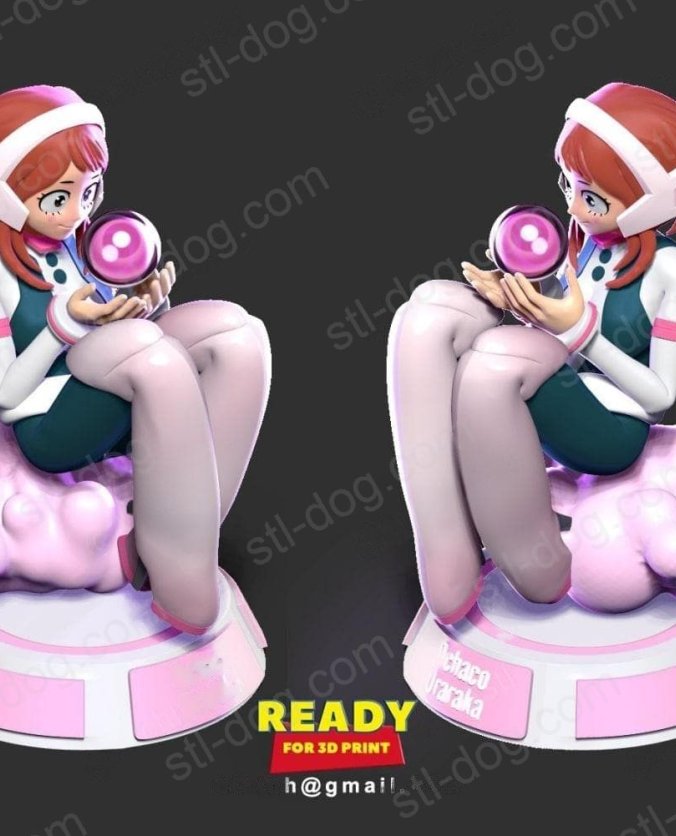 我的英雄学院 丽日御茶子(Ochako Uraraka) 3D打印图纸